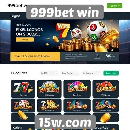 Analise das funcionalidades do site 999bet win